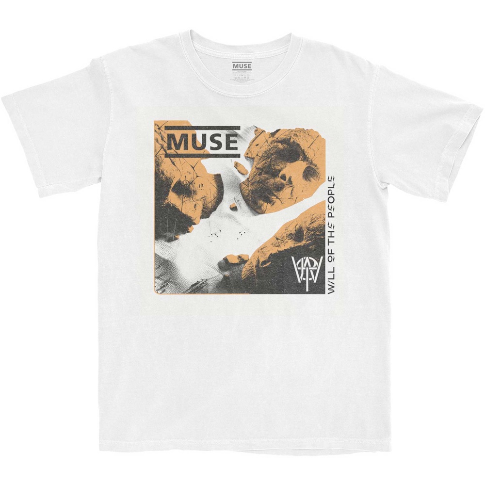 Muse - Will Of The People Heren Tshirt - Wit